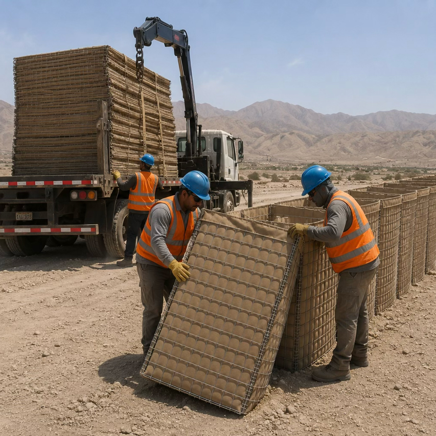 bastion barriers rows